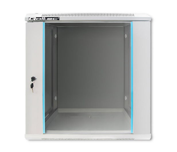 Qoltec Szafa RACK 19" 12U 600x635x600 szara - 1329955 - zdjęcie 3